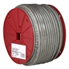 7000397, 3/32" - 3/16" x 250', 7 x 7, Clear Vinyl Coated, Galvanized Aircraft Cable