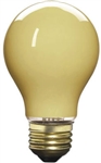 Westpointe, 70801, 60A19/Y, 2 Pack, 60W, 130V, Standard, Yellow Bug Light Bulb