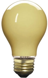 Westpointe, 70801, 60A19/Y, 2 Pack, 60W, 130V, Standard, Yellow Bug Light Bulb