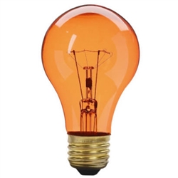 Westpointe 70805 25A19/TA 25 Watt 120 Volt Transparent Amber Party Light Bulb