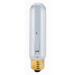 Westpointe 70944 25T10 25 Watt Clear Tubular Light Bulb T10 Medium Base