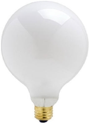 Westpointe, 60G40/W, 60 Watt, 120 Volt, Inside White Vanity Globe Light Bulb G40 Type