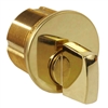 Ilco 7151TK1-03 Polished Brass US3 Replacement 15/16" Mortise Turn Knob Cylinder Lock