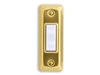 Heath Zenith 715G-A Wired Push Button, Gold Finish with Lighted White Center Button