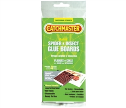 Catchmaster, Spider & Insect Glue Trap - 4 Professional Strength Traps per Package