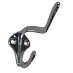 Tuff Stuff 73025 Chrome Coat And Hat Hook With Mounting Screws