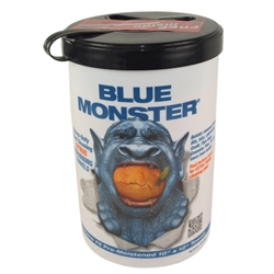 Mill-Rose 77095 75 Count Blue Monster Heavy Duty 10" x 12" Citrus Scrubbing Towels Dispensed In Flip-Top Container