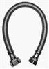 Aqua Plumb, 7714, 1/2" Compression x 1/2" Female Iron Pipe x 12", Stainless Steel Faucet Connector, Flex Supply