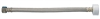 Aqua Plumb 7726 12" 3/8" OD Compression x 7/8" BC Nut Stainless Steel Toilet Connector, Flex Supply