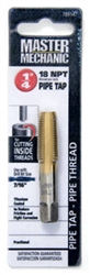 Master Mechanic, 789147, 1/4 - 18 NPT Plug Tap, For Cutting Internal Threads