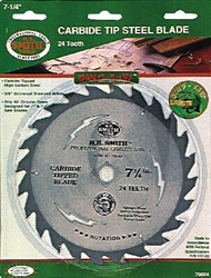 H.B. Smith Tools, 79024, 24T Carbide Tip, 7-1/4" Circular Saw Blade