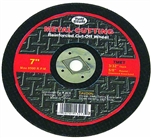 Tuff Stuff, 7MET, 7" X 3/32" X 5/8" Diamond Arbor Metal Cutting Blade Wheel