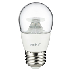 Sunlite 80134 Clear Dimmable LED A15 Appliance 5W (40W Equivalent) Light Bulb Medium (E26) Base, Warm White