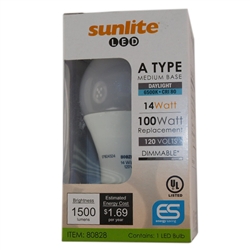 Sunlite 80828 14 Watts A19 LED Light Bulb