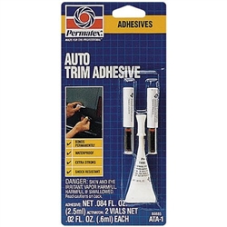 Permatex, 80885, Auto Trim Adhesive, .07 fl oz Tube