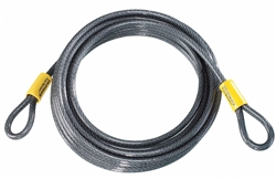 Kryptonite KryptoFlex 525, 210719, 2.5' x 5mm, Looped Bicycle Braided steel Cable