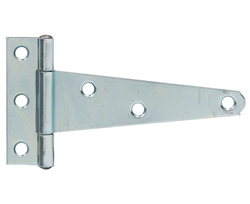 Tuff Stuff 86254 Zinc Plated Standard Duty 4" T-Hinges (1 Pair)