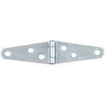Tuff Stuff 86363 Zinc Plated 3" Standard Duty Strap Hinges With Screws (1 Pair)
