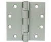 Tuff Stuff 86451 Prime Coated 4-1/2" x 4-1/2" Ball Bearing Template Hinges With Machine And Wood Screws (1-1/2 Pairs)