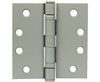 Tuff Stuff 86461 Prime Coated 4" x 4" Ball Bearing Template Hinges With Machine And Wood Screws (1-1/2 Pairs)