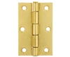 Tuff Stuff 86730 Polished Brass Plated 3" Loose Pin Utility Hinge With Screws (1 Hinge)