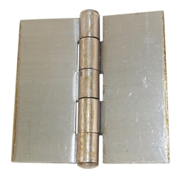 Tuff Stuff 86930 3" x 3" Plain Blank Steel Weldable Door Butt Hinge With Non-Removable Fixed Pin (1 Hinge Per Bag)