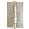 Tuff Stuff 86932 3-1/2" x 2-1/4" Plain Blank Steel Weldable Door Butt Hinge With Non-Removable Fixed Pin (1 Hinge Per Bag)