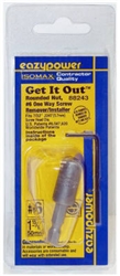 Eazypower Corp 88243 #6 One Way Screw Remover / Installer, Rounded Nut and Screw Remover