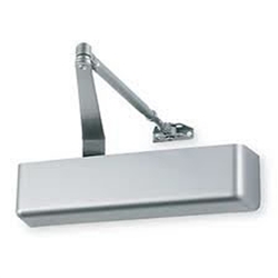 EM-D-KAY, 9000BCA, Aluminum, Grade 1 Commercial Hydraulic Door Closer Spring Power Adjustable From 2 to 6, Adjustable Triple Valve Back Check