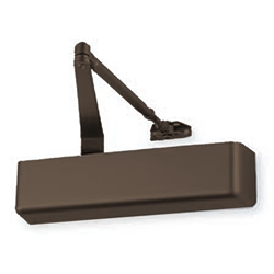 EM-D-KAY, 9000BCD, Duranodic, Grade 1 Commercial Hydraulic Door Closer Spring Power Adjustable From 2 to 6, Adjustable Triple Valve Back Check