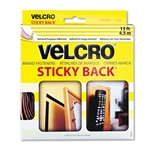 Velcro 90083, Beige, 3/4 x 15 ft. Roll, Sticky Back Hook and Loop Fastener Tape with Dispenser