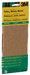 3M Company, 9015, 6 Pack, 3-2/3" x 9", Fine 150 Grit, Aluminum Oxide, Sandpaper Sheet