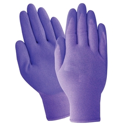 H.B. Smith Tools, 939L, Medium / Large, Ladies, Purple, Latex Coated Palm Glove, Utility Glove