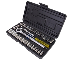 Tuff Stuff 96034 40 Piece Screw Inch And Metric Socket Set With Case