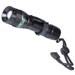 Tuff Stuff 96077 High Intensity Super Bright 3 Watt Aluminum LED Weather And Shock Resistant Flashlight With Light And Zoom Control