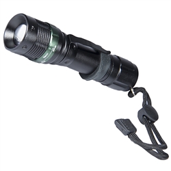 Tuff Stuff 96077 High Intensity Super Bright 3 Watt Aluminum LED Weather And Shock Resistant Flashlight With Light And Zoom Control