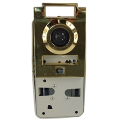 Ultra 97476 Polished Brass Door Viewer And Non Electric Chime Combination