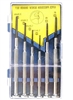 KC Professional, 97923, 6 Piece, Precision Screwdriver Set With Plastic Case