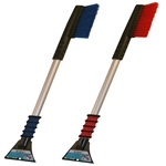 Hopkins 996-35 Mallory Maxx X35 35" Anodized Clear Aluminum Handle Long Reach Snow Brush with Foam Grip and Ice Scraper (Colors may vary 1 Per Order)