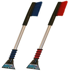 Hopkins 996-35 Mallory Maxx X35 35" Anodized Clear Aluminum Handle Long Reach Snow Brush with Foam Grip and Ice Scraper (Colors may vary 1 Per Order)