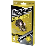 MouseGuard, A102N, Professional Formula Grade Mouse Glue Traps, 4 Pk
