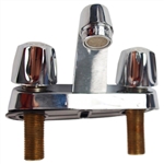 Durst A231 Chrome Plated Two Handle Compression 4" Lavatory Faucet