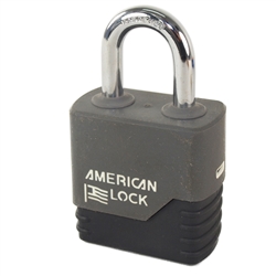 AMERICAN LOCK A5200KACOV Padlock,Covered,Keyed Alike,L 2 3/16 In