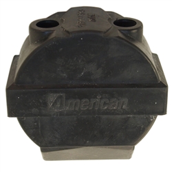 American Lock 700W Black Weather Protector Cover Shield For An American Lock 2-1/2" Wide Shackle Padlock