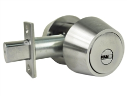 Angal (Like Mul-t-lock Hercular HD2) Double Cylinder Deadbolt With Thumb Turn Satin Chrome 26D HIGH SECURITY 006 KEYWAY