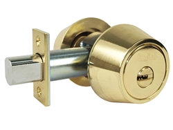 Angal (Like Mul-t-lock Hercular HD2) Double Cylinder Deadbolt With Thumb Turn Polished Brass HIGH SECURITY 006 KEYWAY