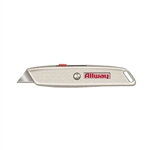 Allway Tools RK4 Retractable Utility Knife with 3 Blades and Delrin Slider
