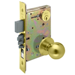 Arrow AM11BD03-RH Polished Brass US3 Entry Mortise Knob Lockset With Rose