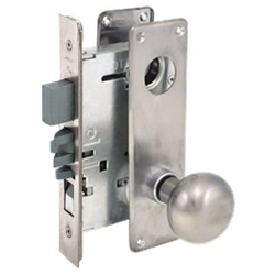 Arrow AM11HTG26D-RH Satin Chrome US26D Entry Mortise Knob Lockset With Escutcheon Plate