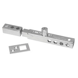 American Lock 045-A895 Locking Bolt Hasps - Fully adjustable 3/4" steel throw chrome plated hardened steel 8-1/2 Inch Long Locking Bolt Hasp by Master Lock